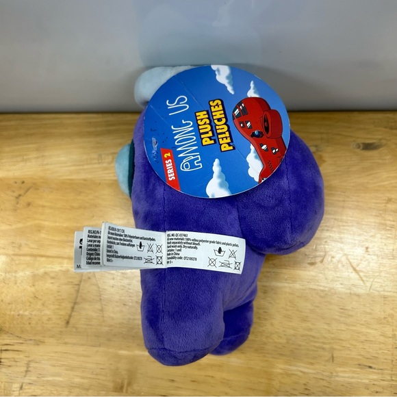 Among Us Imposter Plush Purple Sailor Crewmate 7” Stuffed Toikido New NWT - Picture 4 of 11